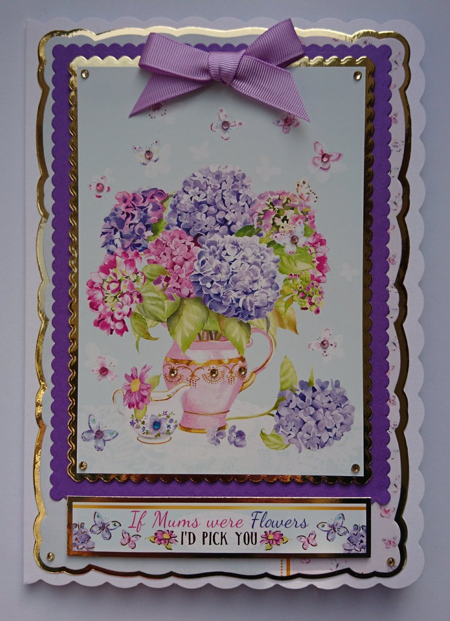 Mum Card Mother's Day If Mums Were Flowers I'd Pick You Birthday