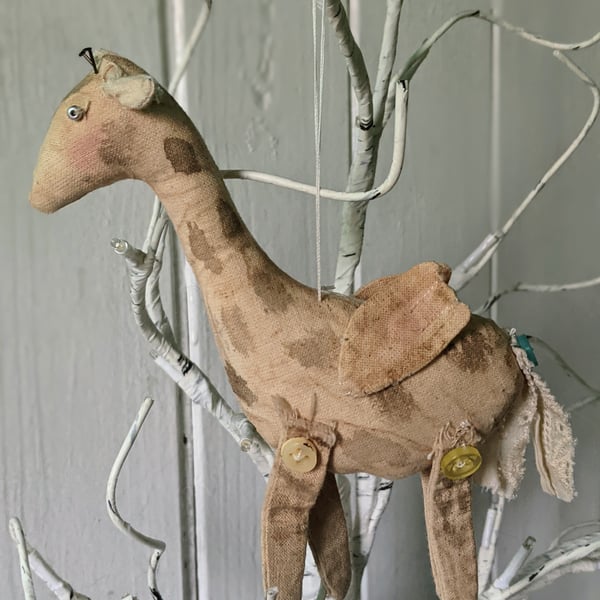 Handmade primigive fair giraffe