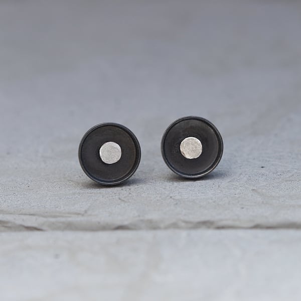 Dot Sterling Silver Little Stud Earrings