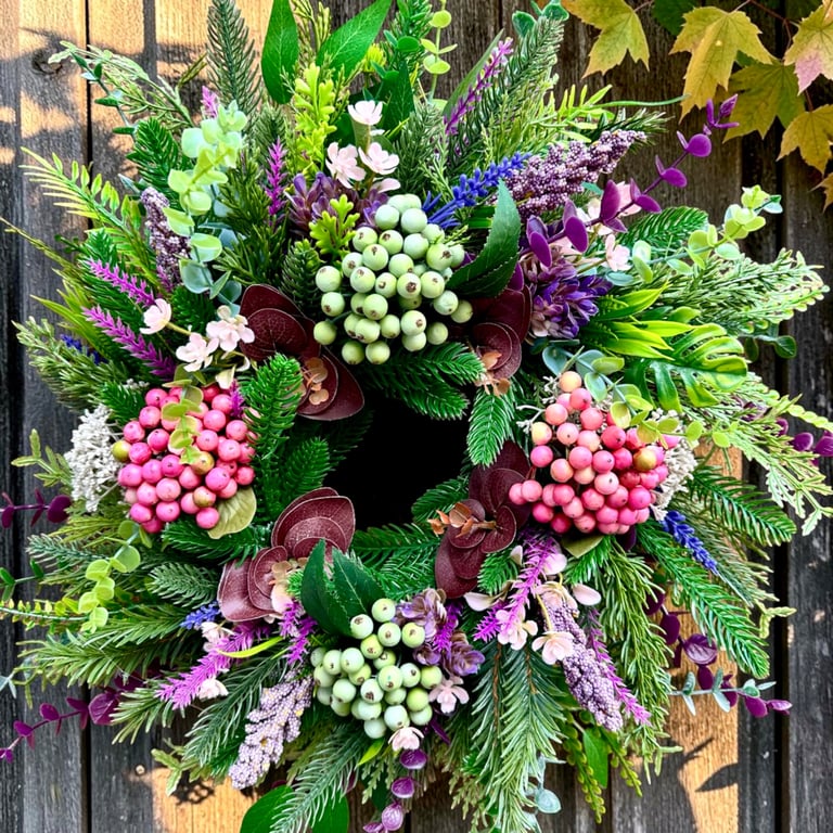 Autumn Everlast Door Wreath 