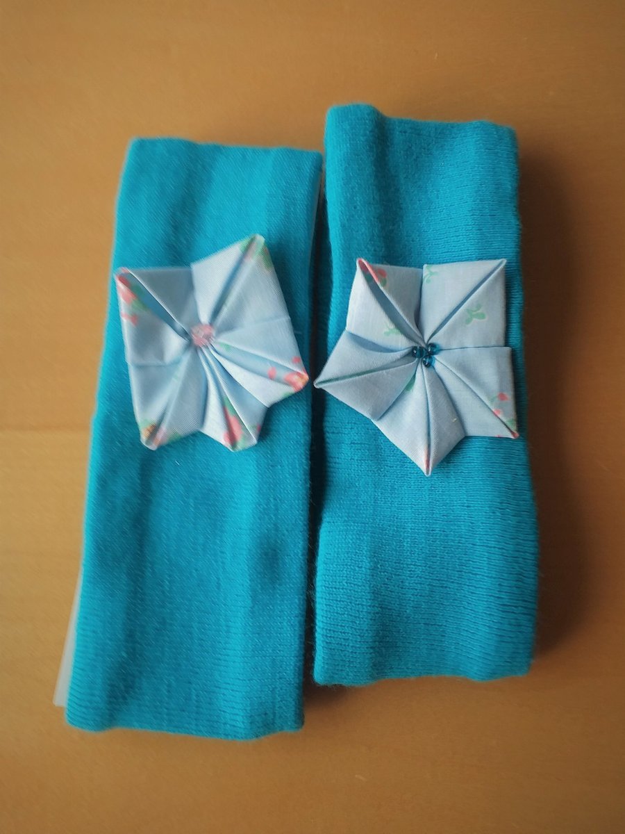 Kingfisher Kanzashi Headband