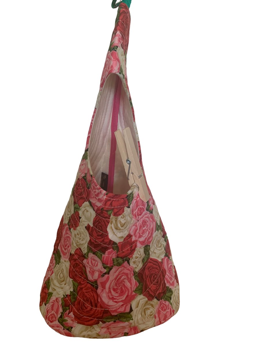 Peg Bag - Roses