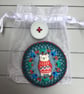 Hand Embroidered Polar Bear Brooch - Image 3