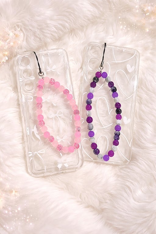 Crystal Glow Phone Charm