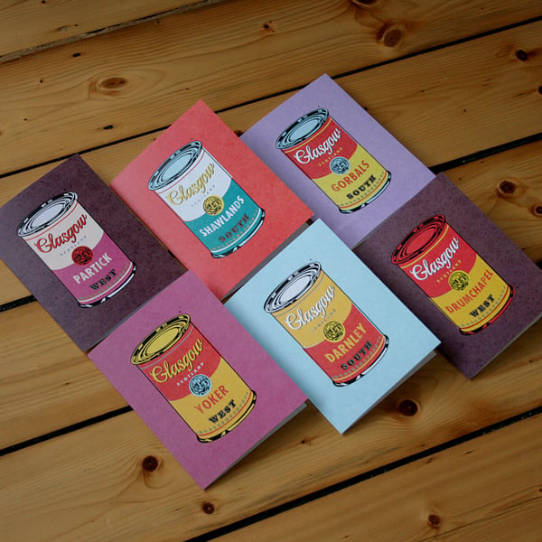 Glasgow Soup - set of six cards