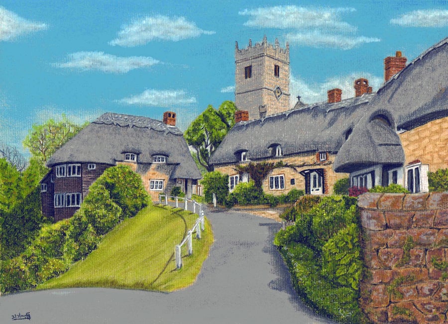 Godshill, Isle of Wight Print