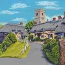 Godshill, Isle of Wight Print