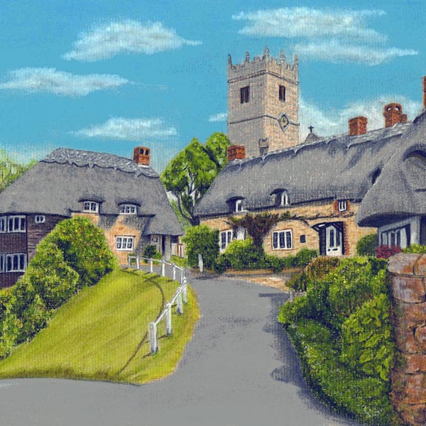 Godshill, Isle of Wight Print