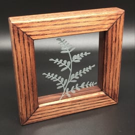 Freestanding Frame with Plant design