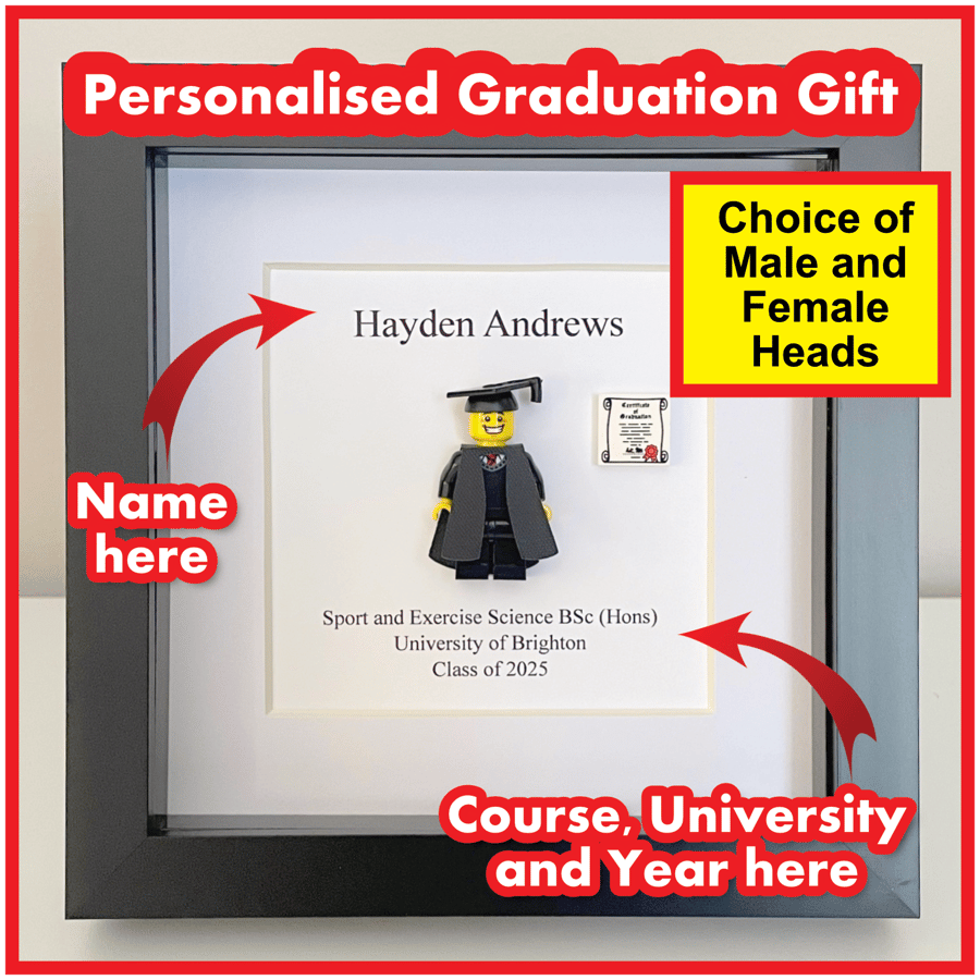 Personalised Graduation Gifts for Him and Her