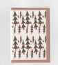 Christmas Tree Card- Scandinavian Modern Greetings Card  - Image 1