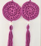 Boho crochet dangle earrings - Image 5