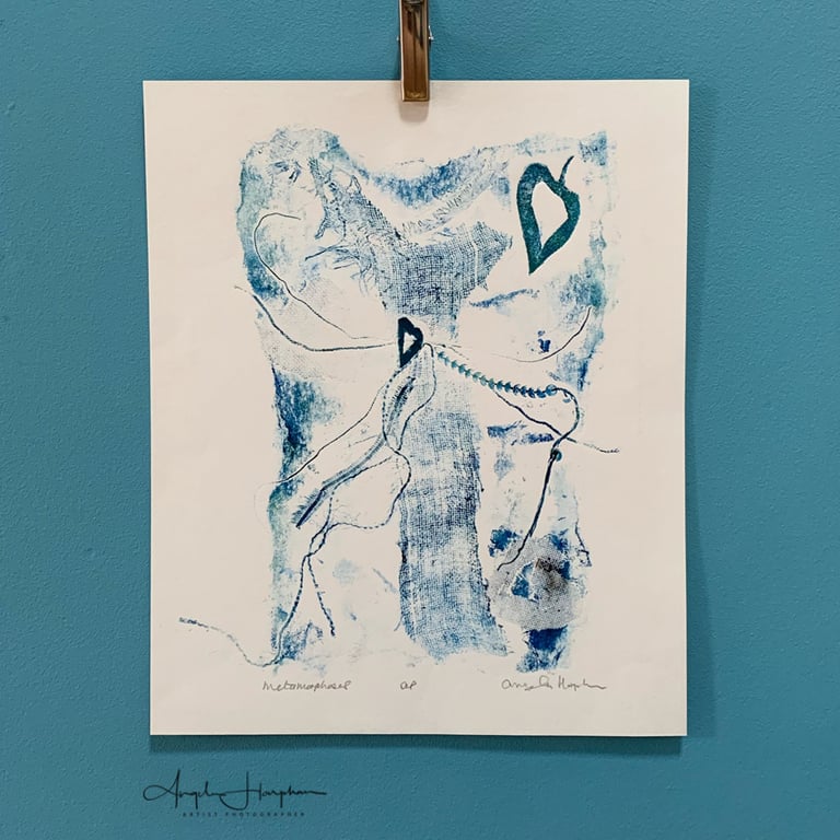 Collograph Print - Metamorphosis - Sale