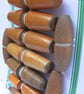 10 Vintage Wooden Toggles - Image 3