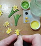 Daffodil Brooch, Handmade March Birth Flower Pin Badge - Image 9