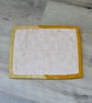 'Stack of Books' patchwork Fabric Mug Rug - Image 4