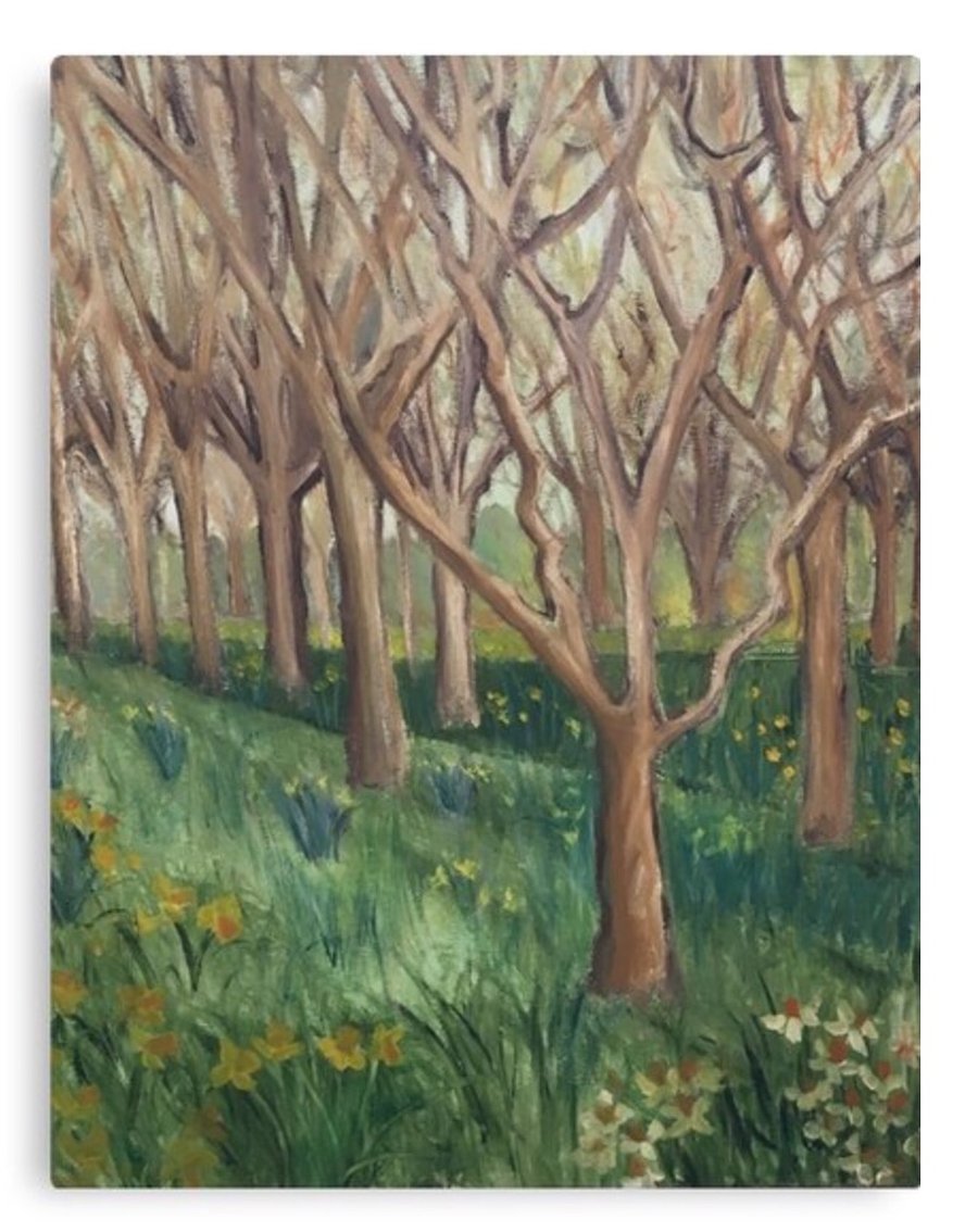 Canvas Print Taken From The Original Oil Painting ‘The Onset Of Spring’