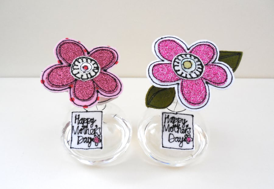 Special Order for Abbi-A Flower in a Bottle, Happy Mother's Day