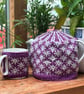 Edelweiss tea and mug cosy set knitting pattern - Image 1