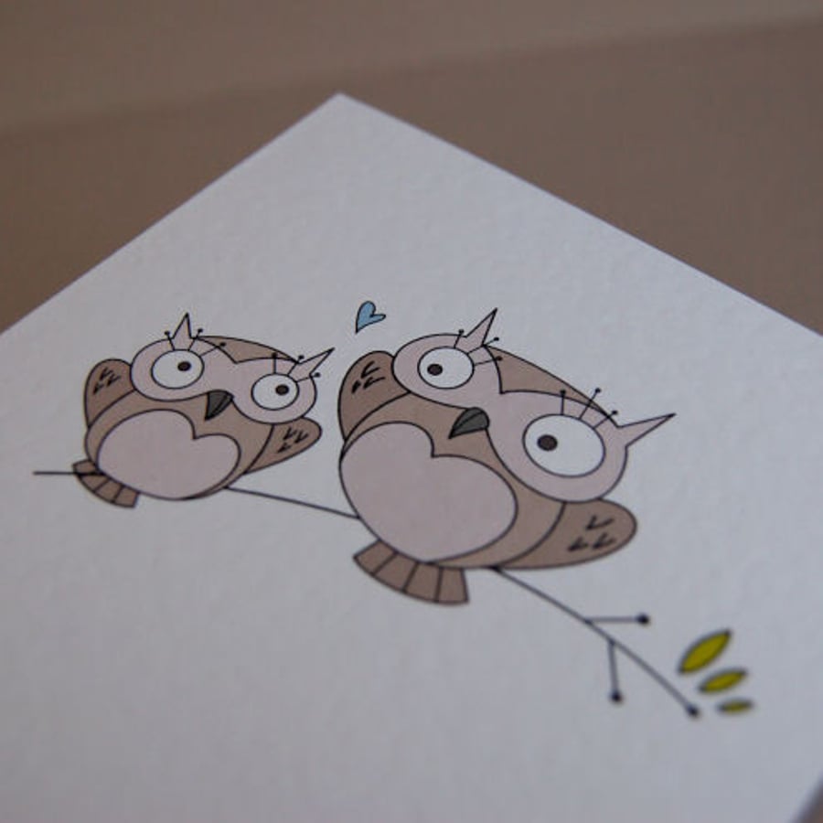 wise owl fathers day card