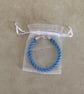 Handmade Shades of Blue Woven Bracelet