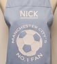 Personalised Football Apron no.1 fan (9-12 yrs) - Made in England.  - Image 3