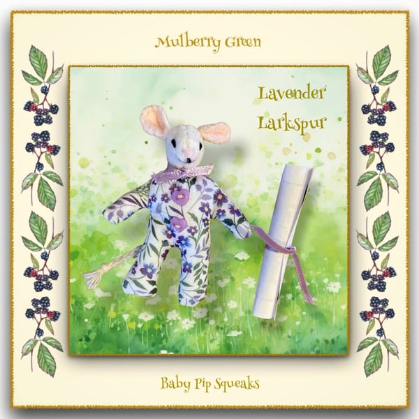 Lavender Larkspur - A Baby Pip Squeak 