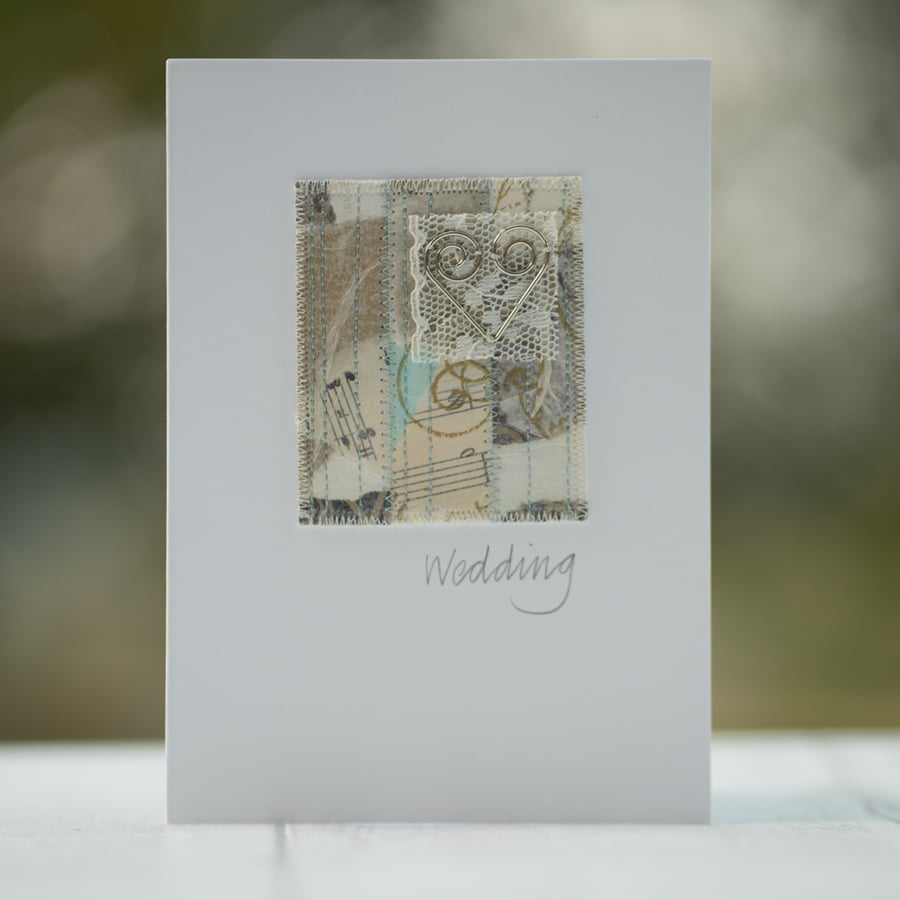 Embroidered Wedding Card