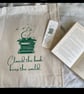 Cat and books Tote Bag