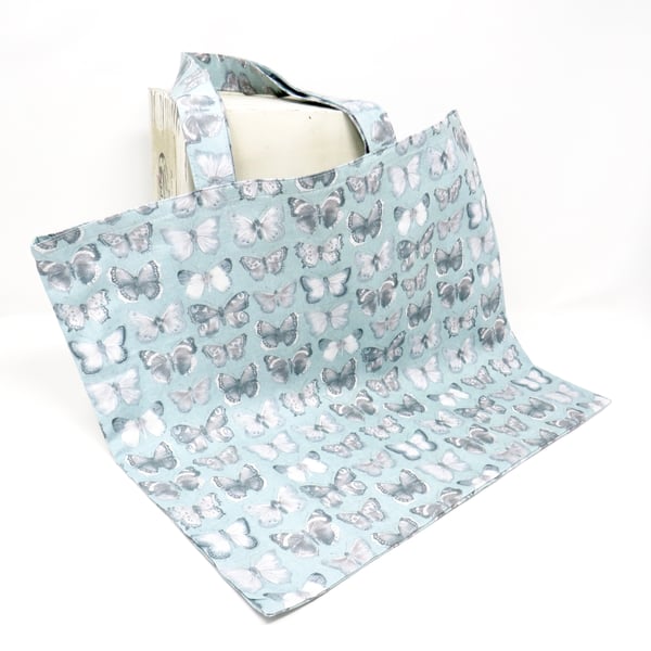 Butterfly print shopping bag