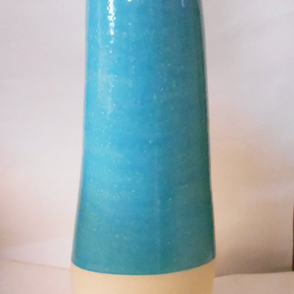 Vase Larger Teardrop shaped Blue Bertha..