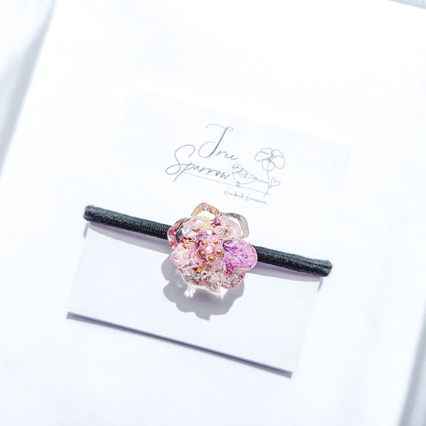 Real Dried Flower Hair tie