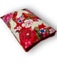 Crane & Peony Book Sleeve – Japanese Cotton Book Protector with Coconut Button - Image 6