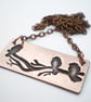 Birds on a Branch Copper Necklace - Image 4