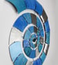 Coastal Ammonite Metal Wall Sculpture – 70cm