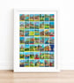 Travel posters of the South East print by Susie West - Image 3