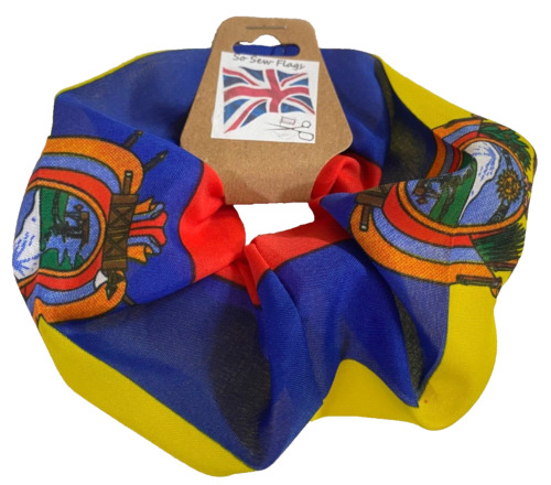 Ecuador Ecuadorian Flag Hair Scrunchie Scrunchies Accessory Band Elastic