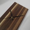 Walnut and Holly wall clock