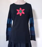 Patchwork top with flower applique - Image 3