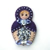 Russian Doll Brooch