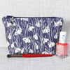 Make up bag, zipped pouch, cosmetic bag, Liberty fabric