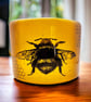 Fused Glass Bee Curve in Autumn Colours, Rich Amber - Image 4