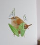Wren and Snowdrops  A5 Giclée Fine Art Print - Image 6