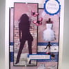 Handmade 3D Fashionable Young Lady, Birthday Card,Personalise, 18th, 21st