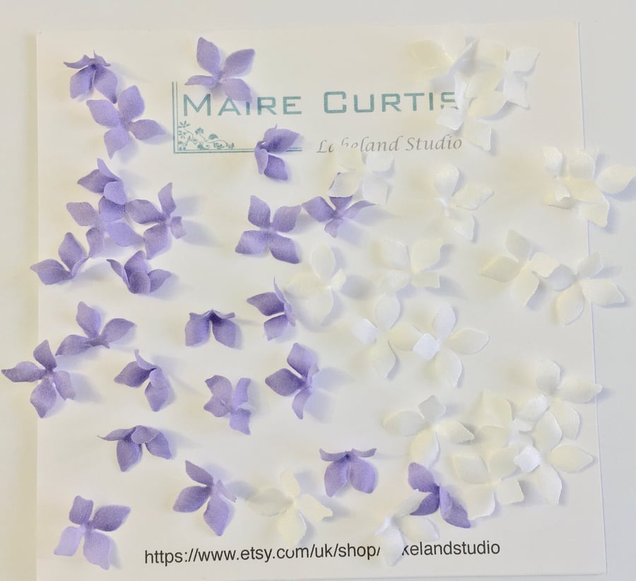 Hand Crafted Silk Lilac Flowers