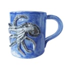 Octopus Mug - Hand Built Stoneware Pottery