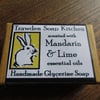 Palm Free Soap with essential oils of Mandarin and Lime