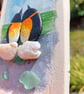 Handmade Penguin Wall Art, Coastal Pebble Picture, One-of-a-Kind Couple Gift - Image 5