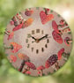 Red Mushroom Fantasy Wall Clock - Image 1