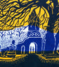Lychgate tree, Chorlton, hand-pulled screenprint - Image 3
